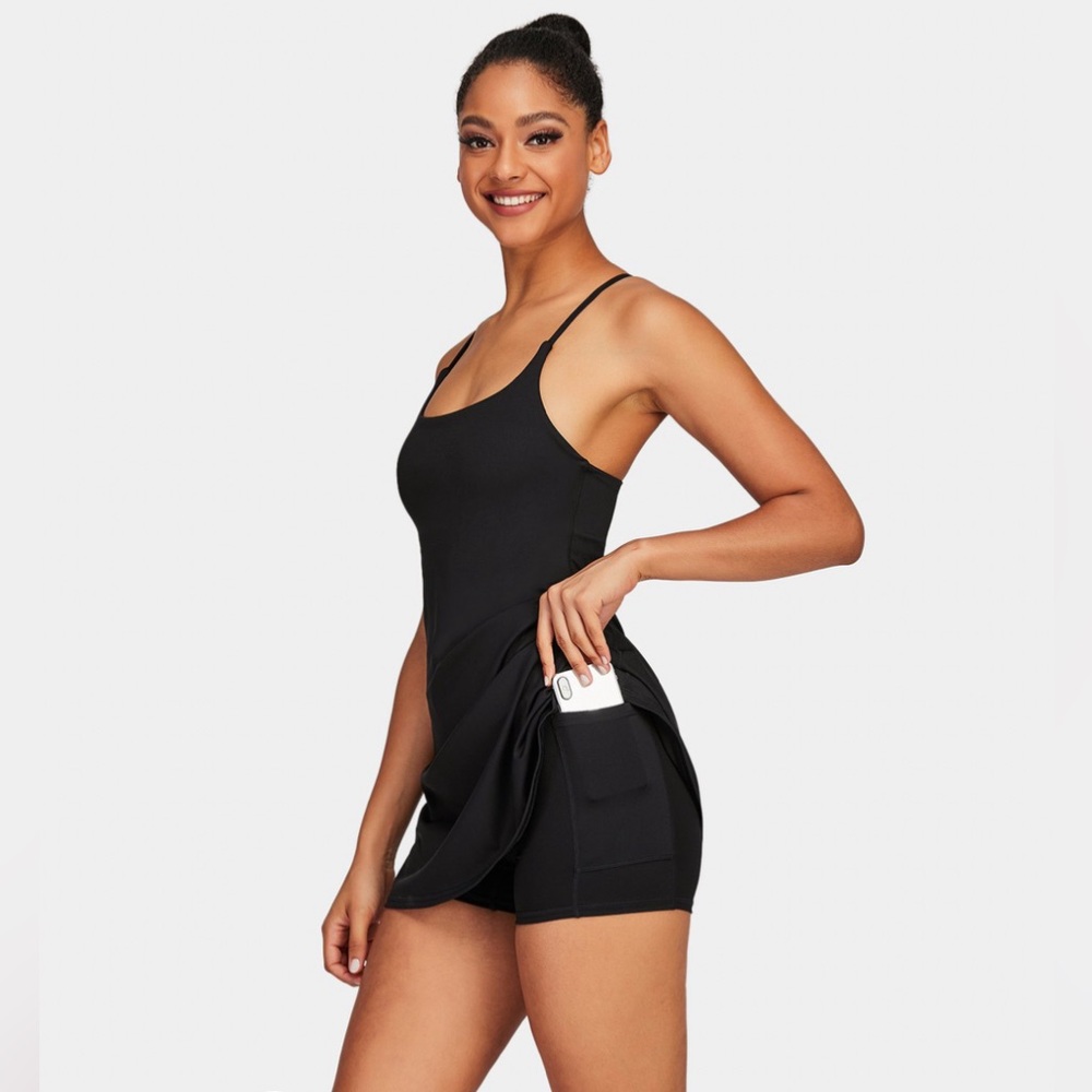HALARA Black Mini Dress